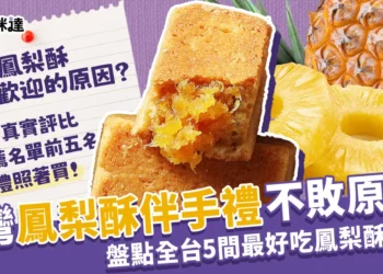 台灣鳳梨酥推薦TOP10 過節伴手禮合就這樣挑!