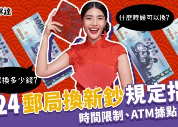 2024郵局換新鈔時間、ATM據點、規定指南