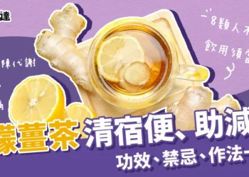 「檸檬薑茶」清宿便、助減肥！檸檬薑茶功效和禁忌一次看！