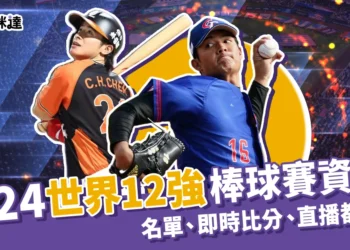 2024世界12強棒球賽資訊！中華隊名單、即時比分、直播都在這！