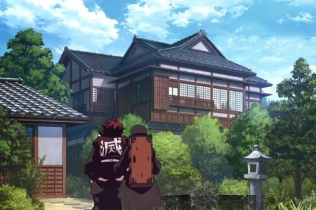 遠山紀念館動漫場景對照