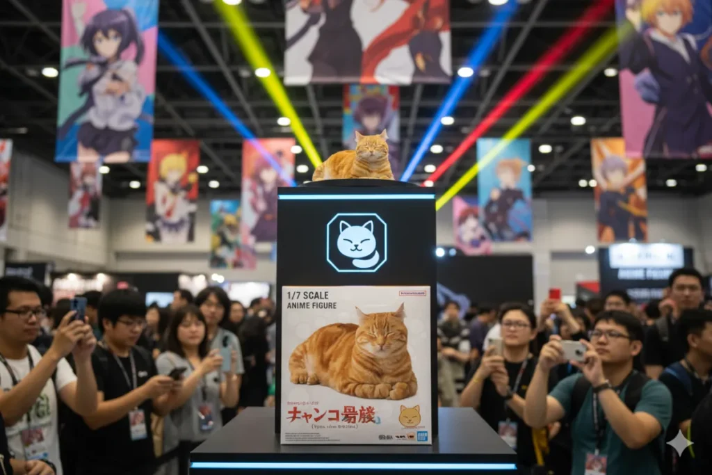 動漫風展示台 AI 手辦