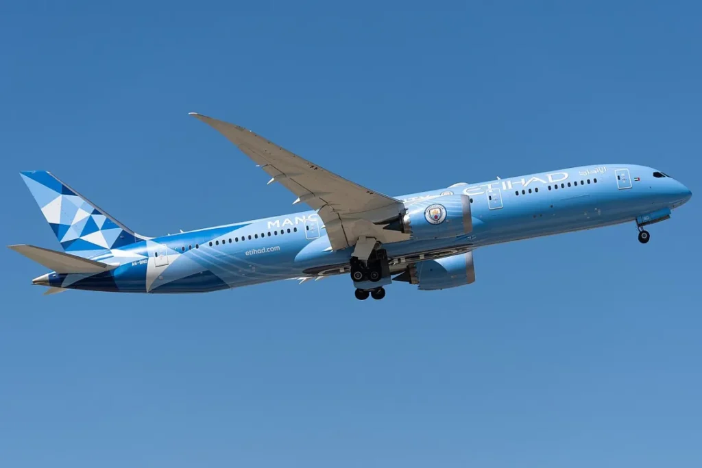 阿提哈德航空台灣首航:波音 787-9 夢幻客機