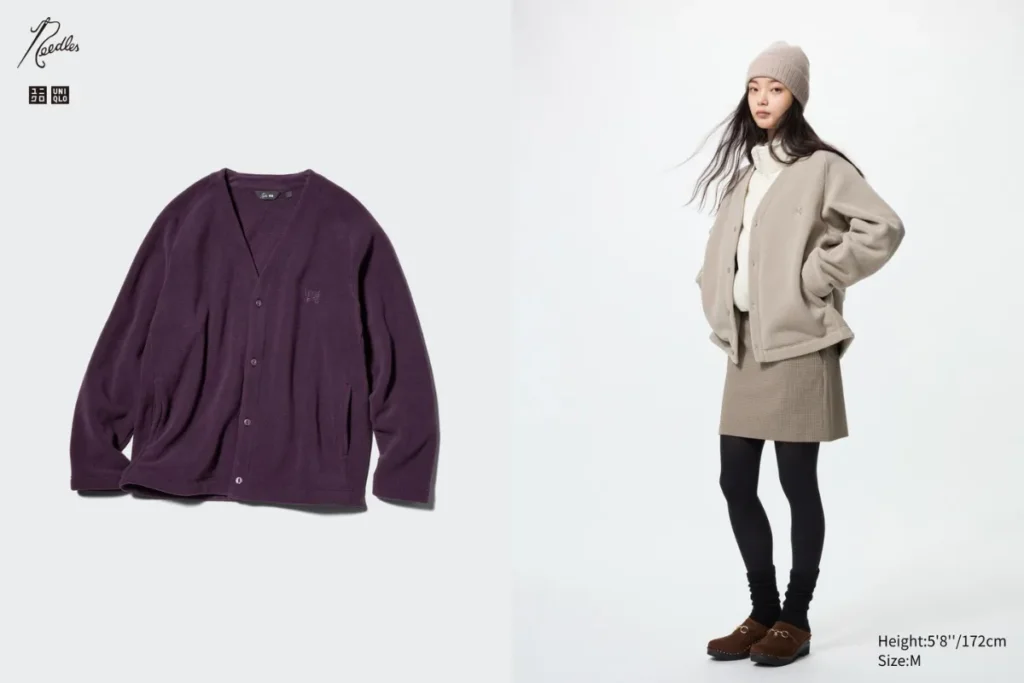 UNIQLO x NEEDLES 聯名刷毛寬版開襟外套