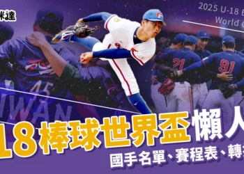 U18 棒球世界盃 2025 懶人包：國手名單、賽程表、轉播平台一次看