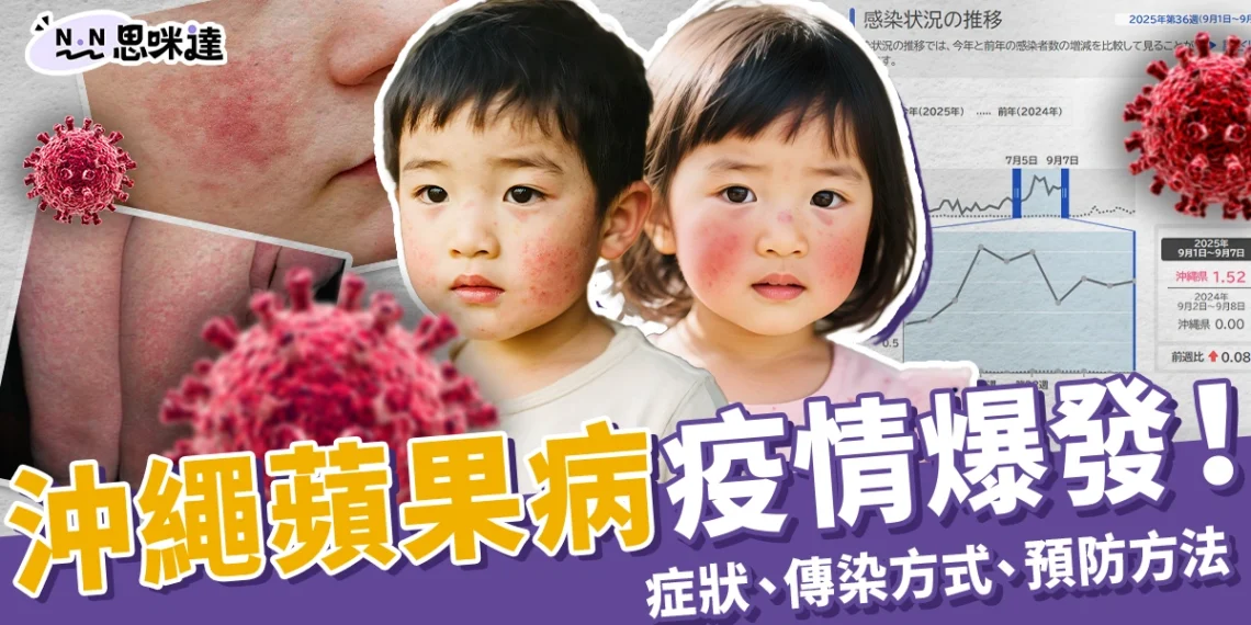 2025沖繩蘋果病疫情爆發！症狀、傳染方式、預防方法一次整理