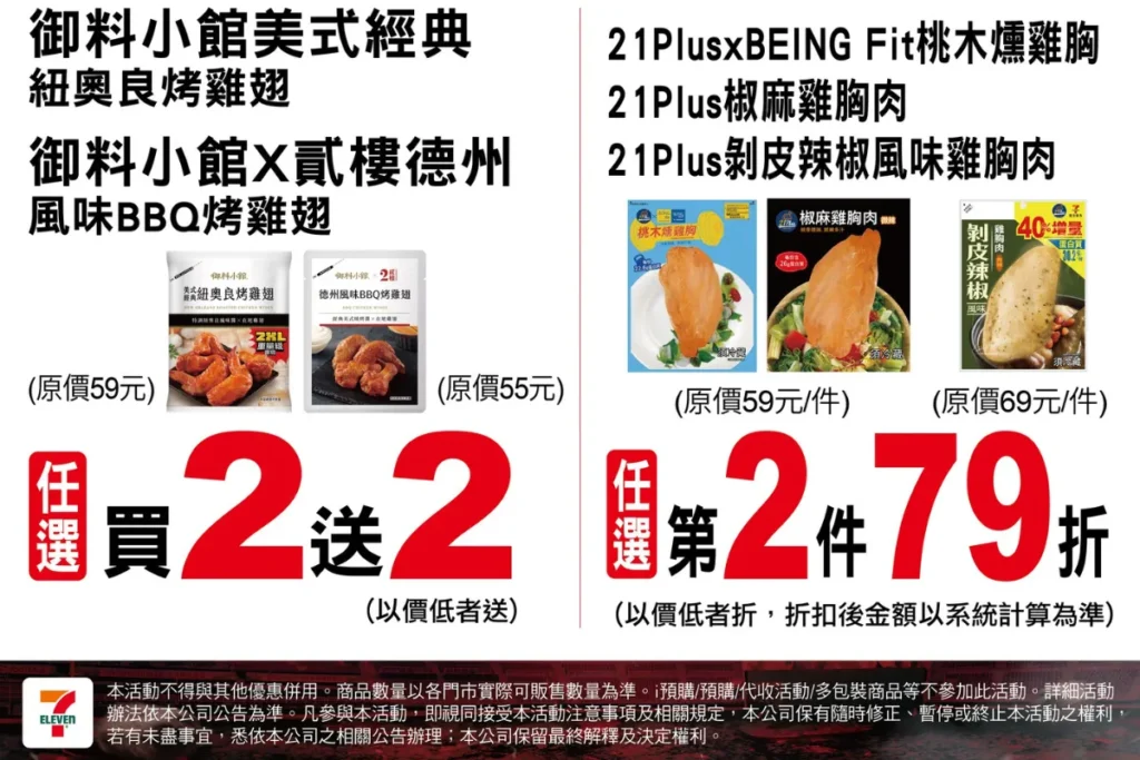 樂天總冠軍商品特價:雞翅、雞胸肉