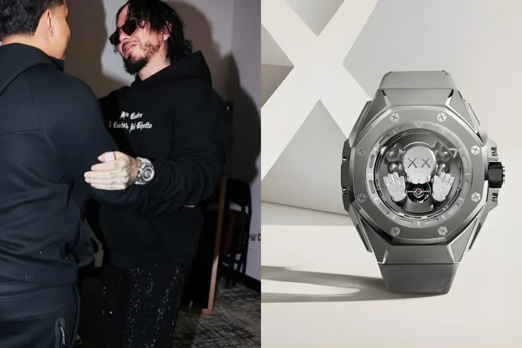 J Balvin J·巴爾文配戴 Audemars Piguet × KAWS 限量聯名錶