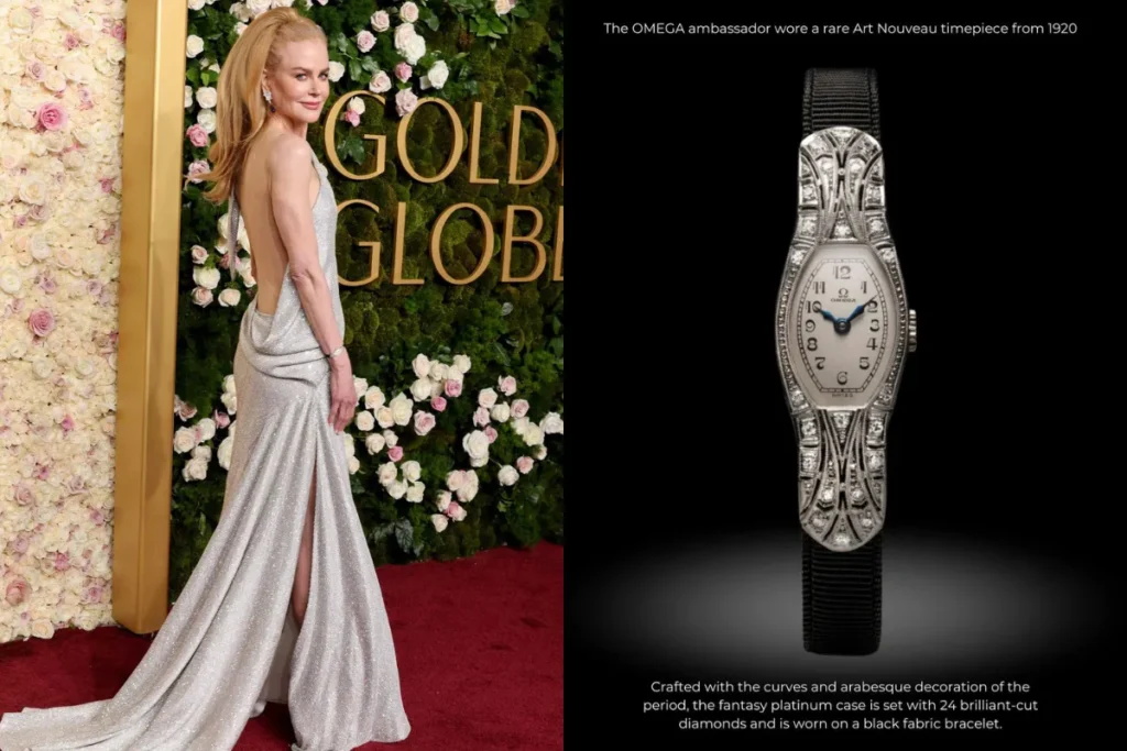 Nicole Kidman 妮可·基嫚配戴 Omega 1920年代古董錶