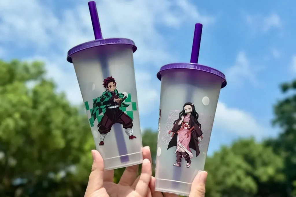 日出茶太鬼滅之刃聯名商品:感溫變色杯