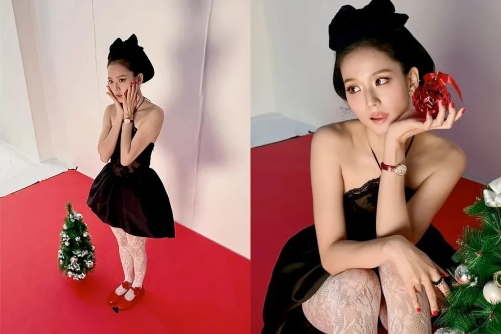 Jisoo 戴 Cartier Baignoire / 圖片取自網路