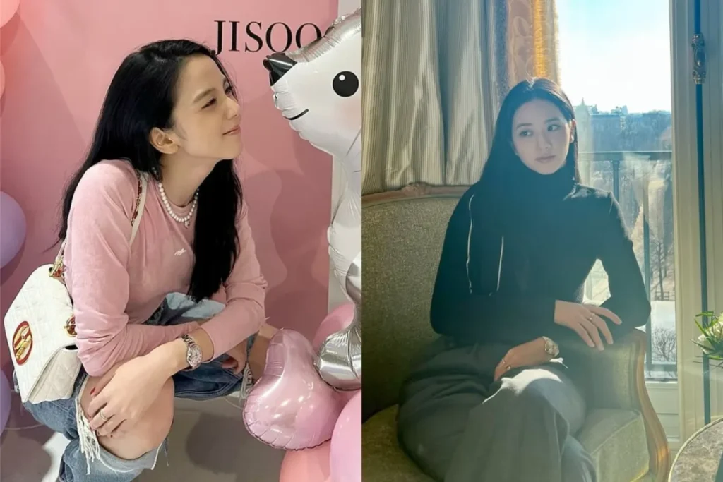 Jisoo 戴 Cartier Ballon Bleu / 圖片取自網路