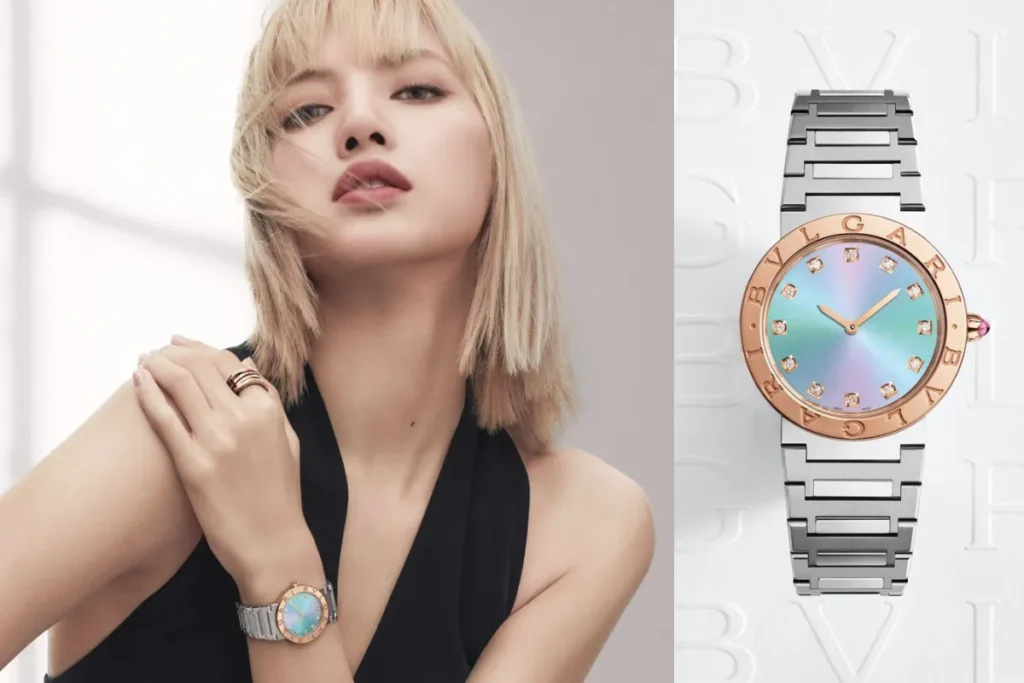 Lisa 戴 Bulgari x Lisa / 圖片取自網路