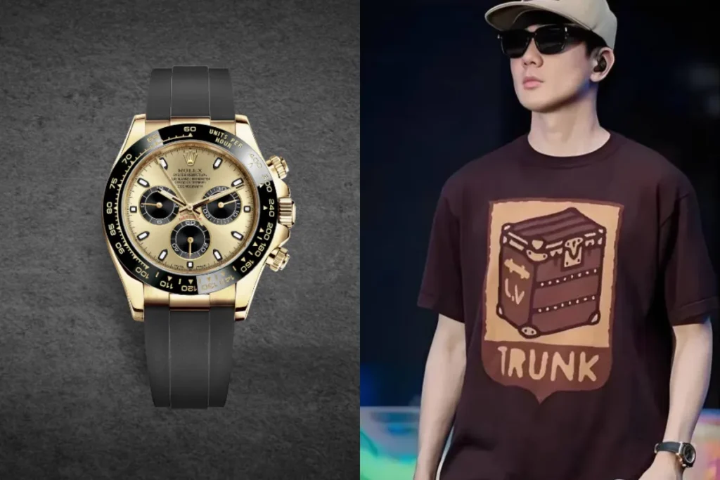 林俊傑演唱會戴的手錶:Rolex Daytona 116518LN