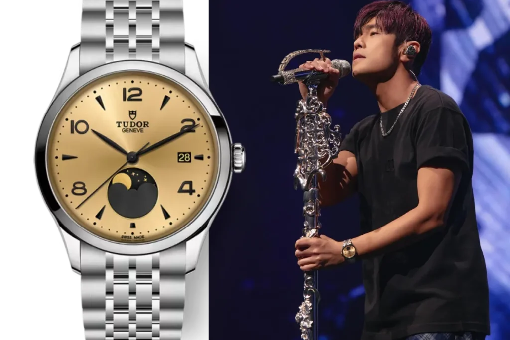 周杰倫演唱會戴的手錶:TUDOR 帝舵 1926 Luna 月相