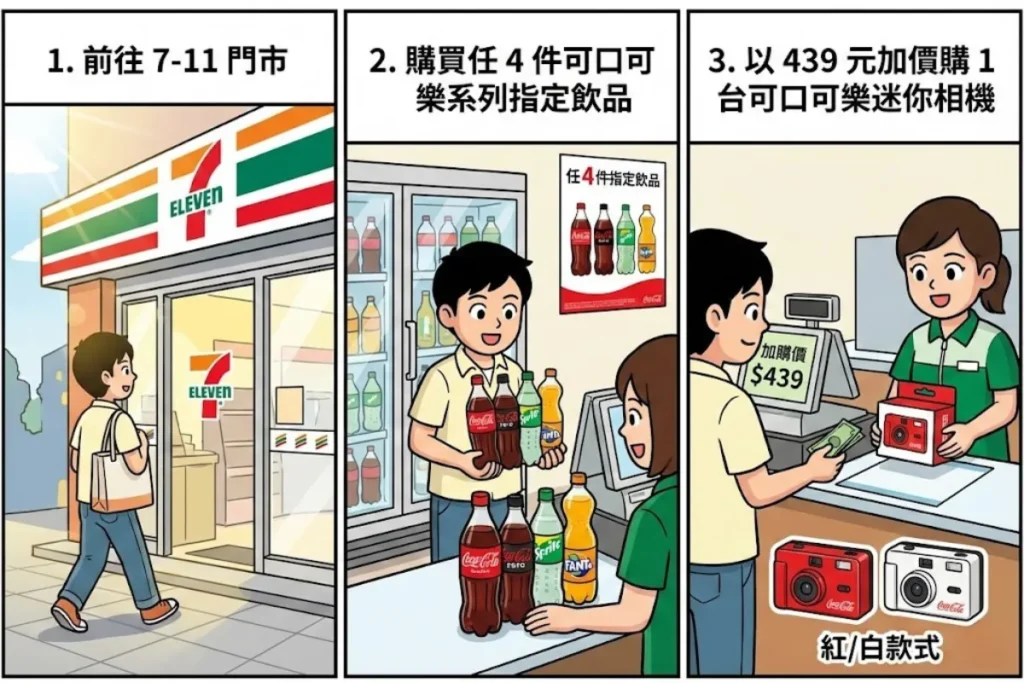 可口可樂迷你相機獲得方法