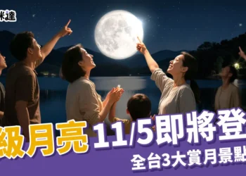 超級月亮 11/5 即將登場，許願 7 步驟和全台 3 大賞月景點統整！