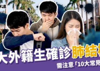 台大生確診肺結核!需注意「10大常見症狀」 潛伏期多久?會傳染嗎?