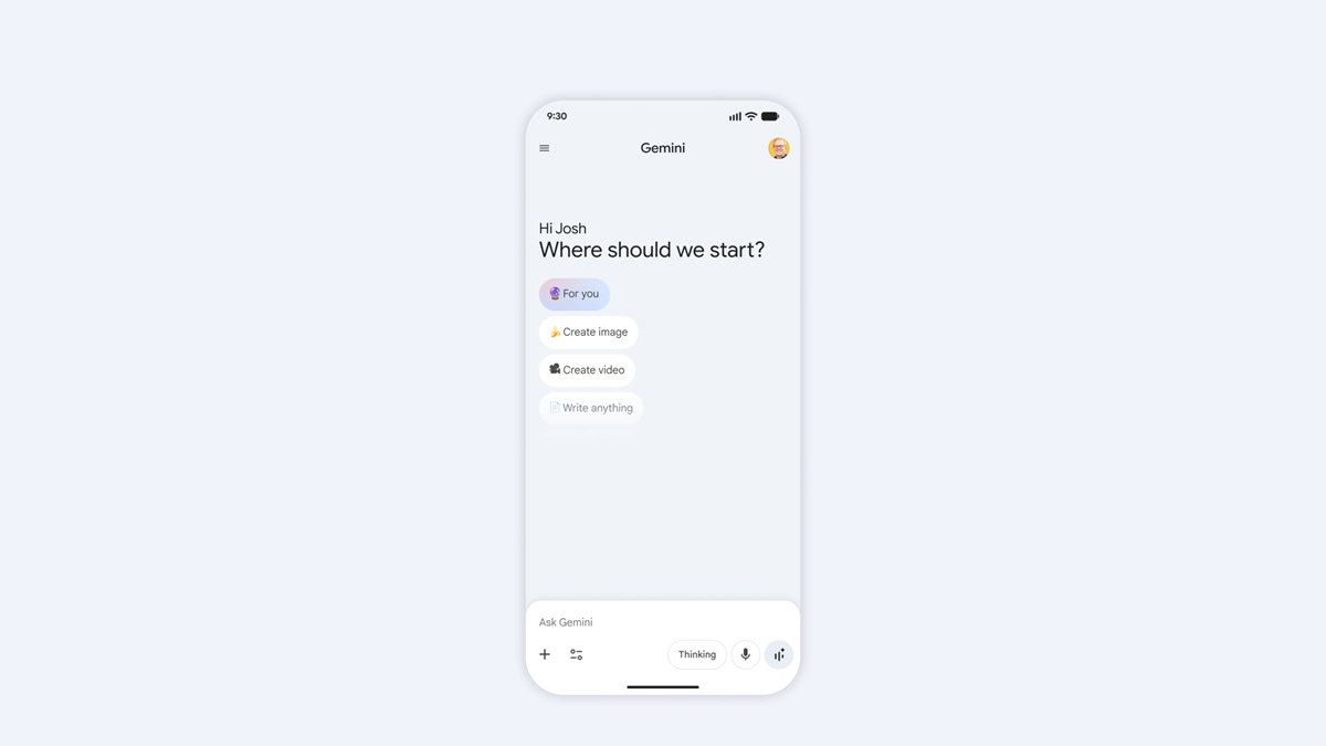 Gemini 個人化智慧服務可以串聯相簿、信箱來回應客製化訊息