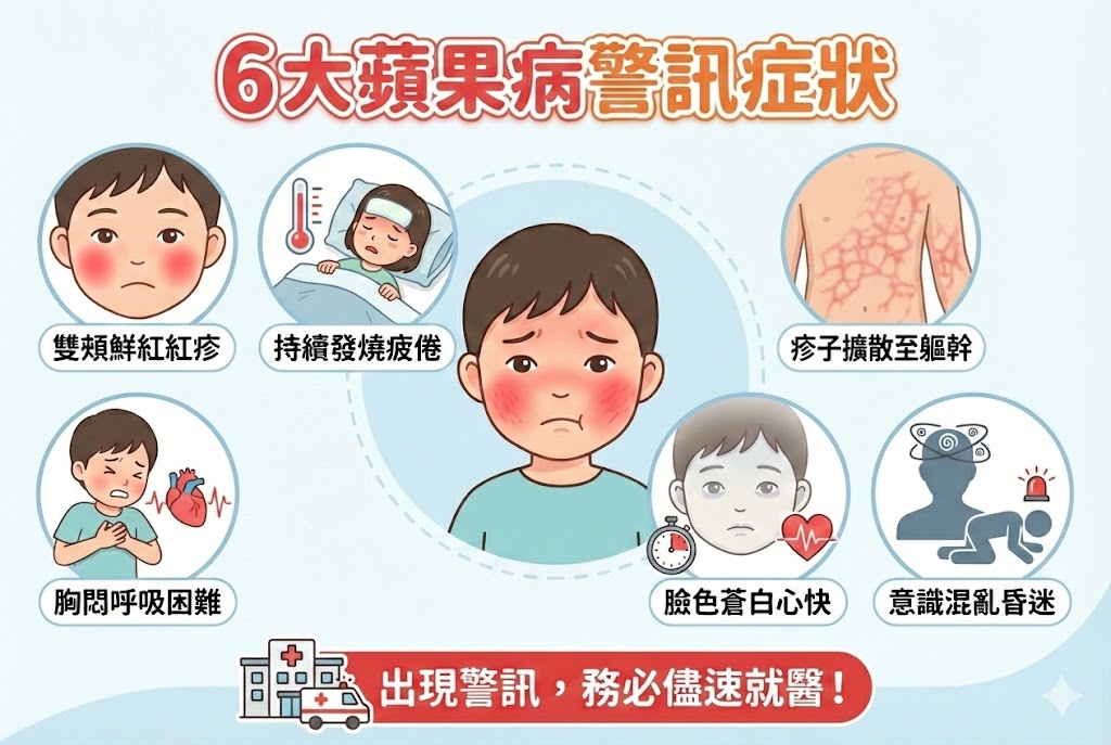 6大蘋果病症狀