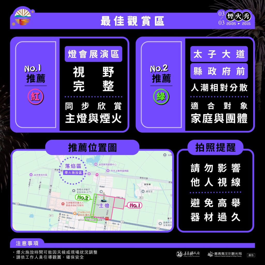 2026 嘉義燈會高空煙火秀