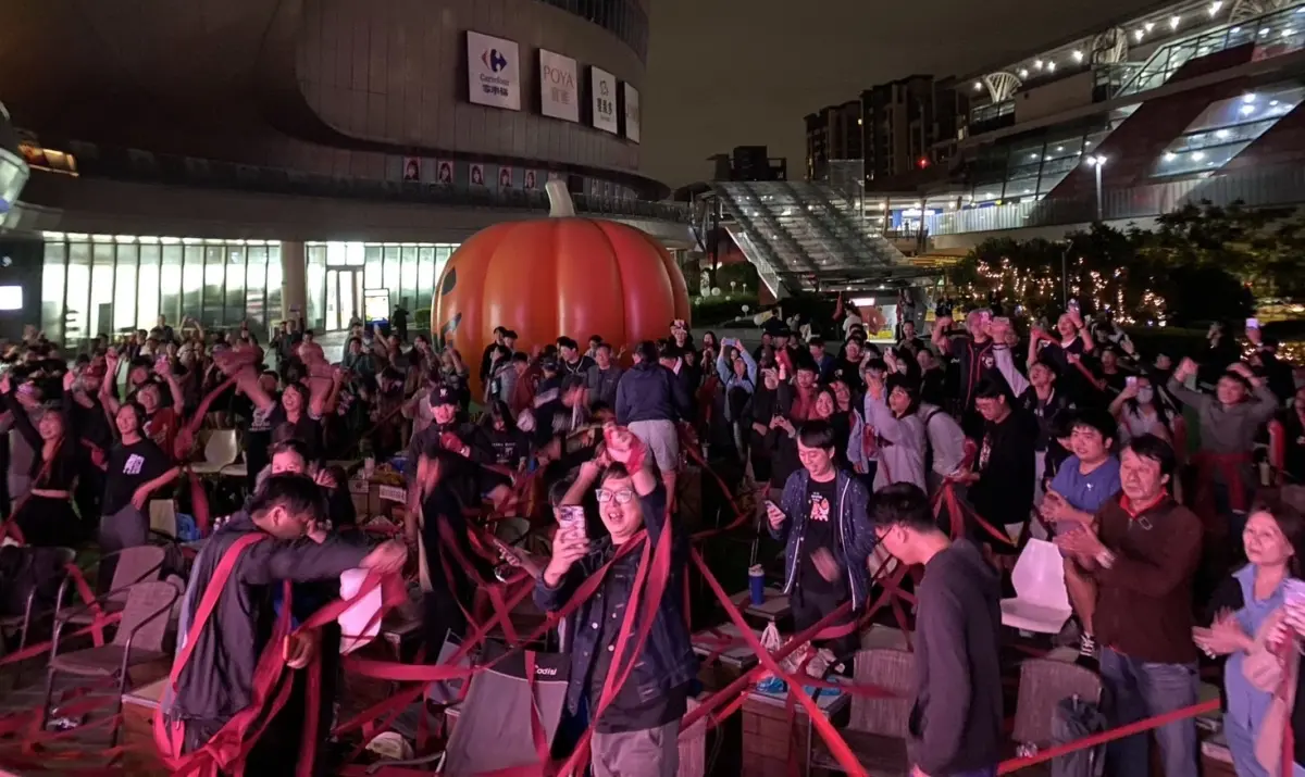 Global Mall 桃園A19 戶外應援中華隊!