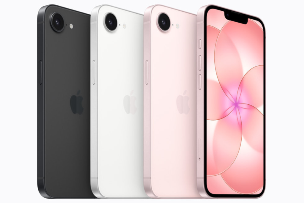 iPhone 17e 顏色有黑色、白色與新色嫩粉色