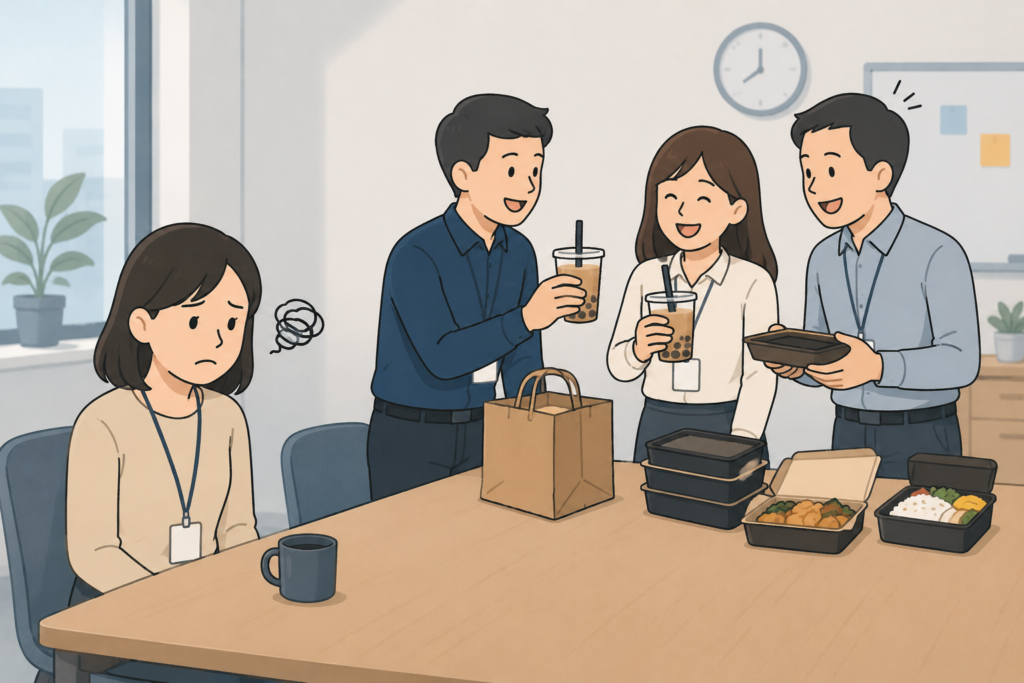 訂便當、訂飲料故意不揪特定同事，讓他感受到被排擠、孤立就有可能觸碰職場霸凌