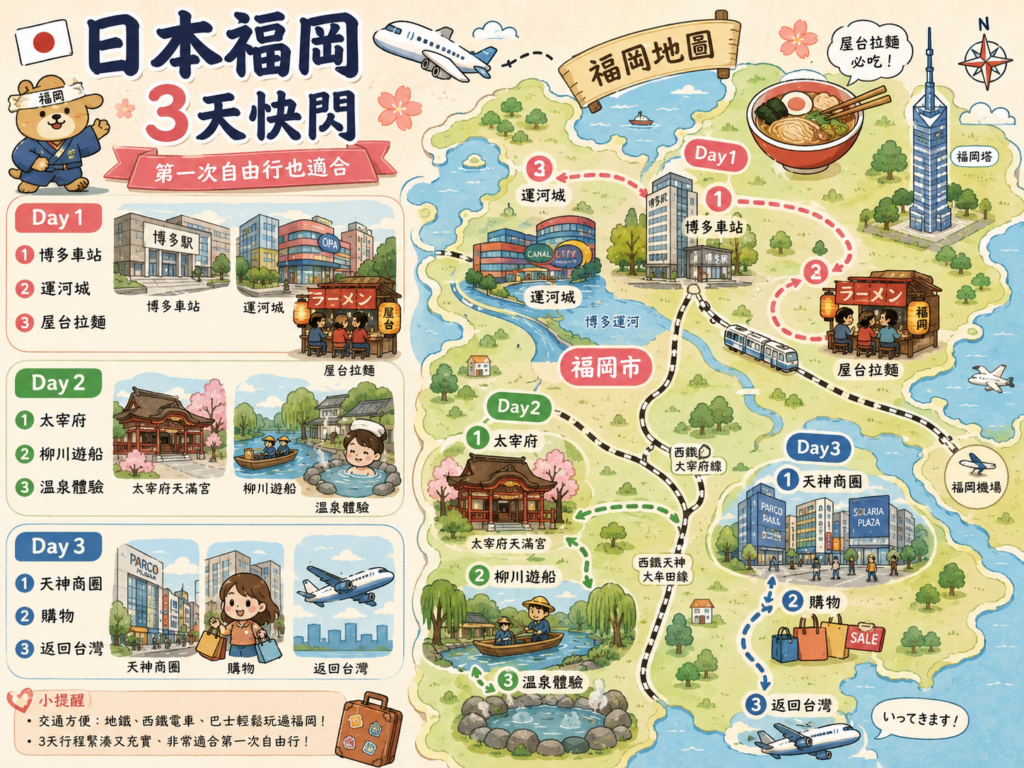 日本福岡行程推薦