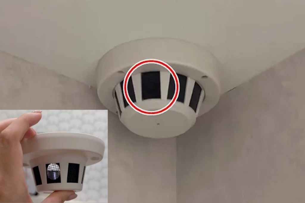 煙霧偵測器個要裝在空間的中心,旁邊不能有樑、牆擋住