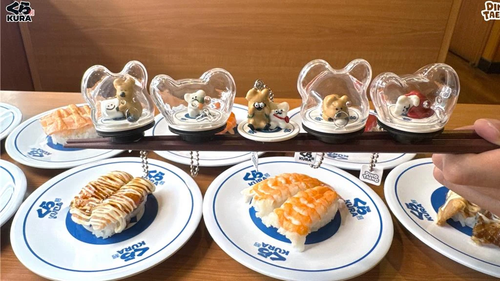 藏壽司矮袋鼠扭蛋吊飾
