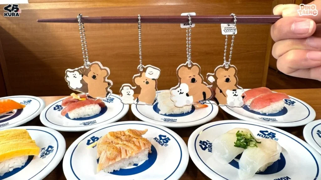 藏壽司矮袋鼠壓克力吊飾